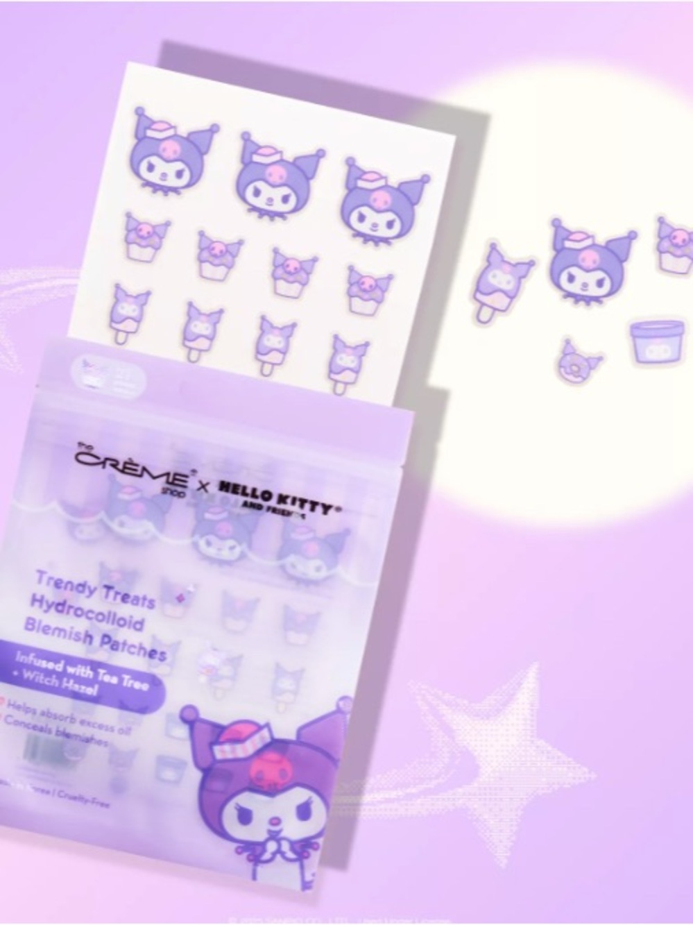 The creme shop x Kuromi 21 Hydrocolloid Blemish Patches